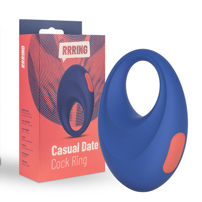 RRRING Casual Date Cock Ring - Кольцо эрекционное, 7,8 см (синий) FeelzToys (Нидерланды) 