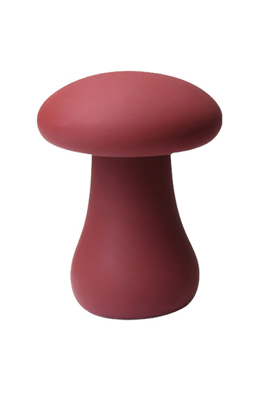 CNT Oyster Mushroom перезаряжаемый вибратор для клитора, 7.4х6.5 см (красный) 