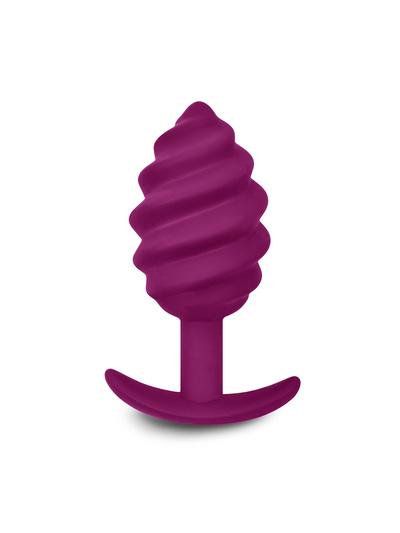 Анальная пробка Gvibe Gplug Twist 2, фиолетовая (Фиолетовый) 