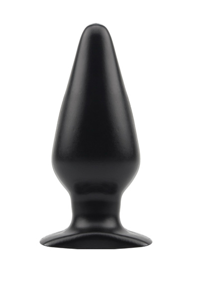 CNT Anal Trainer классическая анальная пробка, S 14х4 см (чёрный) (Черный) 