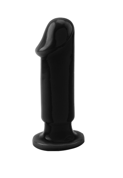 CNT Anal Trainer M анальная пробка среднего размера, 12.5х3.7 см (чёрный) (Черный) 