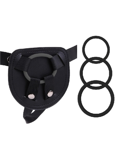 CNT Harness Basic трусики для страпона с O-ring креплением, OS (чёрный) (Черный) 