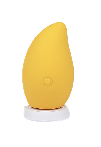 CNT Mango-go перезаряжаемый вибратор для клитора 10 режимов, 8.2 см (желтый) 