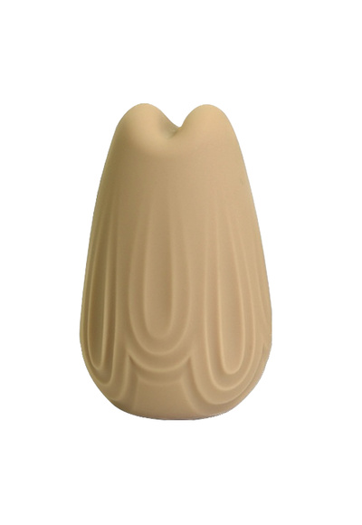 CNT Vase силиконовый вибратор для клитора 10 режимов, 7.4 см (желтый) 