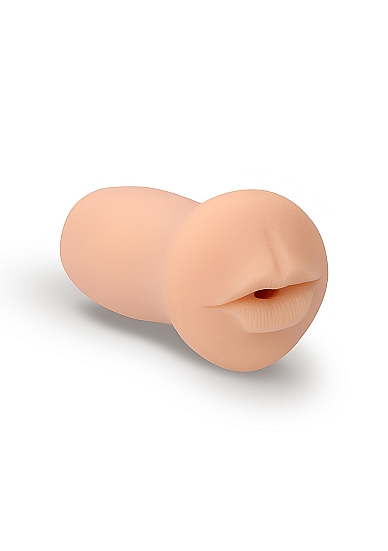 Реалистичный мастурбатор-ротик с эффектом смазки Oral Flesh от Shotsmedia, 12х6.5 см (Телесный) 