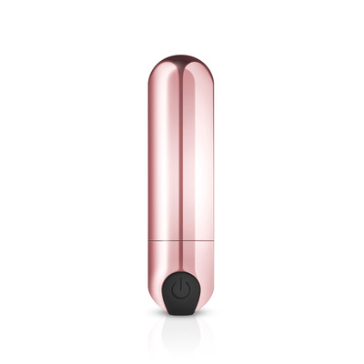 Rosy Gold Rosy Gold New Bullet Vibrator перезаряжаемая вибропуля, 7.5х2 см (розовое золото) EDC Collections (Золотой) 