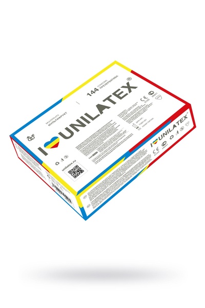 Презервативы Unilatex, multifrutis, 19 см, 5,4 см, 144 шт.	Презервативы Unilatex№ РЗН 2015/2534 