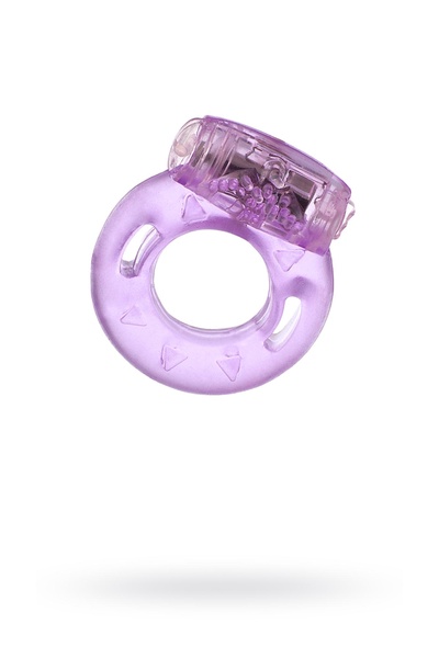 Виброкольцо TOYFA, TPE, фиолетовый Toyfa Basic 
