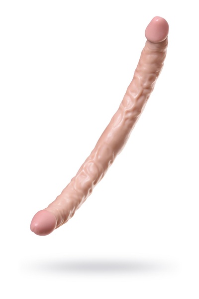 Двусторонний фаллоимитатор TOYFA RealStick Nude реалистичный, PVC, телесный, 42,5 см RealStick Nude by TOYFA 