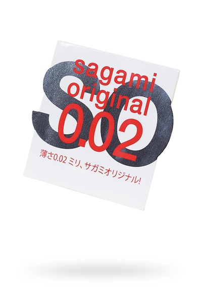 Презервативы Sagami, original 0.02, полиуретан, ультратонкие, гладкие, 18 см, 5,8 см, 1 шт.	Регистр. удостоверение №SAGAMI РУ № ФСЗ 2010/05996 