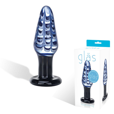 Гламурная пробка с узорами EUROPA Glas, США (Синий) 