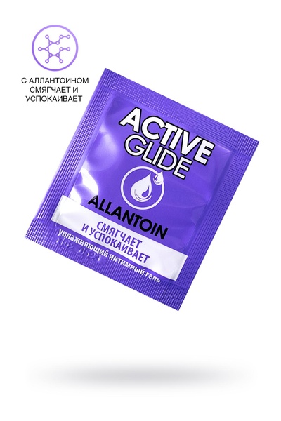 Увлажняющий интимный гель ACTIVE GLIDE ALLANTOIN, 3г по 20шт в упаковке Лаборатория "Биоритм" 