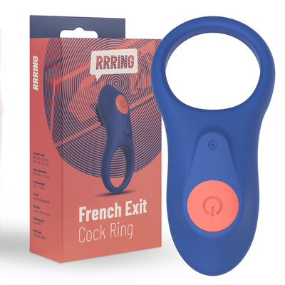 Кольцо эрекционное RRRING French Exit Cock Ring FeelzToys (Нидерланды) (Синий) 