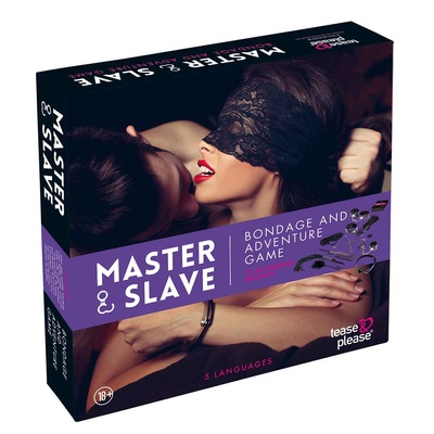 Игра эротическая для двоих Master & Slave Bondage Game Purple Tease&Please, Нидерланды (Черно-фиолетовый) 