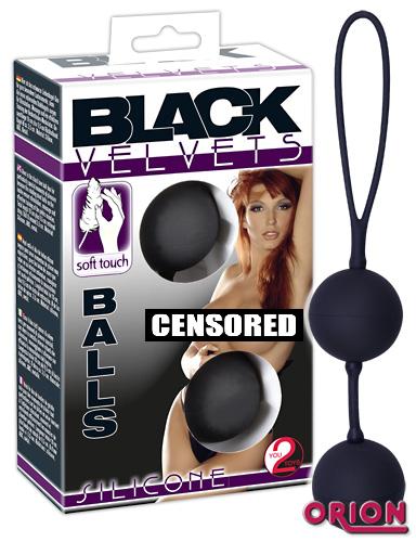 BLACK VELVETS Шарики вагинальные черные You2Toys (Черный) 