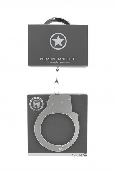 Металлические наручники Pleasure Handcuffs Shots 