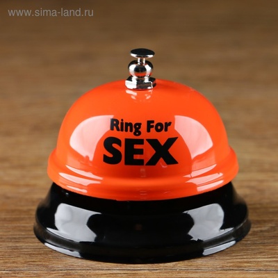 ЗВОНОК НАСТОЛЬНЫЙ RING FOR SEX, цвет микс, арт. 2757070 СУВЕНИРЫ 