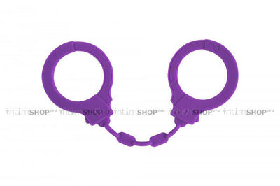 Силиконовые наручники Lola Games Party Hard Suppression, фиолетовые (Фиолетовый) 