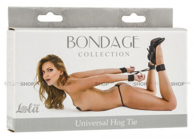 Фиксатор Lola Toys Bondage Collection Universal Hog Tie большой, черный Lola Games Bondage Collections 
