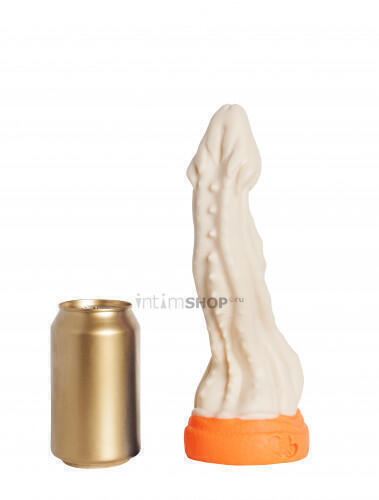 Фаллоимитатор EraSexa Песчаная Змея L, 25 см, телесный (Бежевый, Оранжевый) 