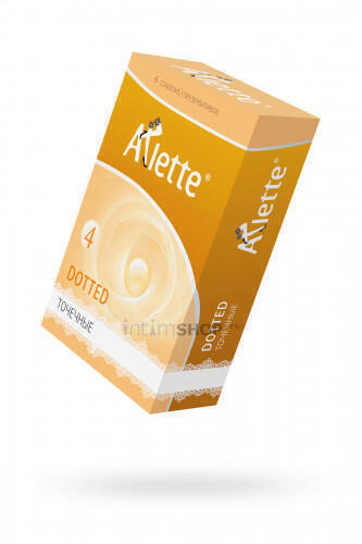 Презервативы Arlette Dotted Точечные, 6 шт. (Прозрачный) 