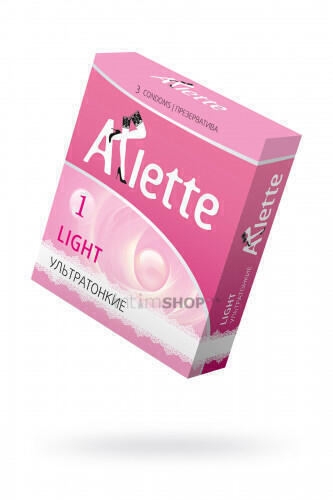 Презервативы Arlette Light ультратонкие, 3 шт (Прозрачный) 
