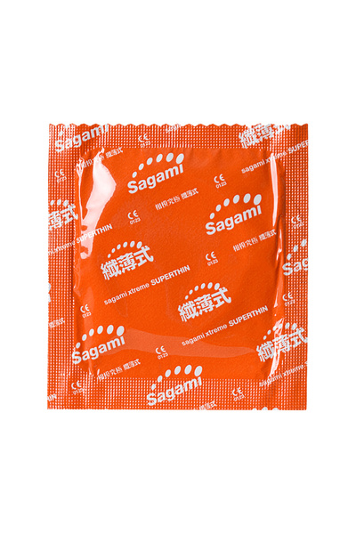 Sagami Xtreme Superthin - Презервативы, 19 см 1 шт (Прозрачный) 