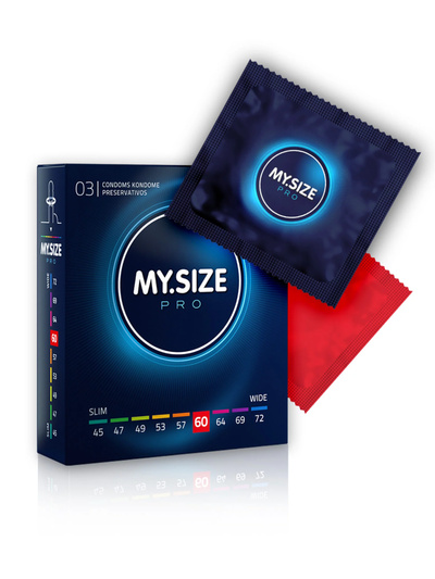MY.SIZE №3 размер 60 латексные презервативы, 3 шт 