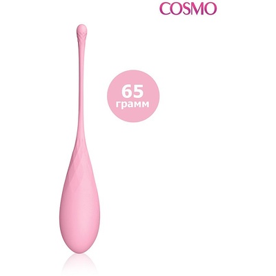 Cosmo - Нежный вагинальный шарик, 18х2.8 см (розовый) 