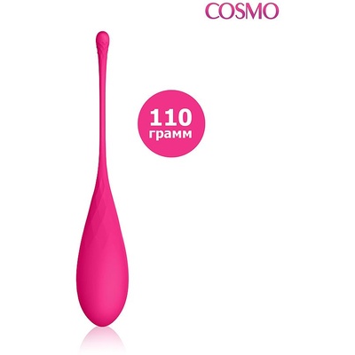 Cosmo - Тяжёлый вагинальный шарик, 18х2.8 см (розовый) 