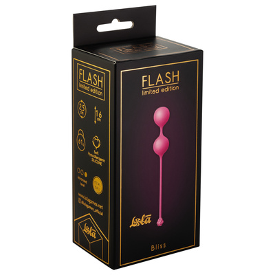 Lola Games Flash Bliss - Вагинальные шарики, 16 см (розовый) 