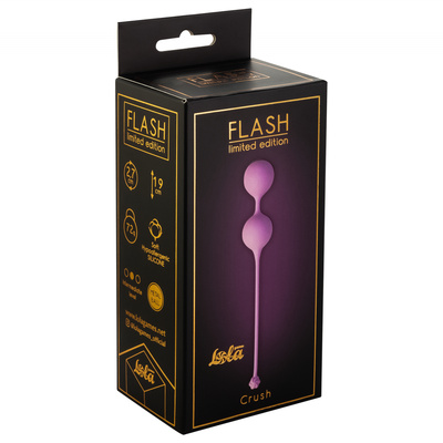 Lola Games Flash Crush - Вагинальные шарики, 19 см (розовый) 