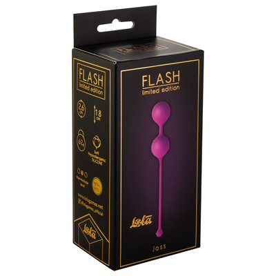 Lola Games Flash Joss - Вагинальные шарики. 18 см (розовый) 