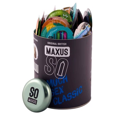 Презервативы в тубусе классические MAXUS So Much Sex CLASSIC Серый (100 шт) Maxus, Великобритания 