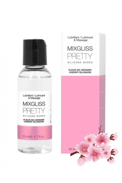 MixGliss Pretty Fleur Cerisier - Смазка на силиконовой основе, 50 мл 
