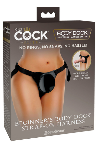 Comfy Body Dock Strap-On Harness - Трусы (черный) King Cock Plus 