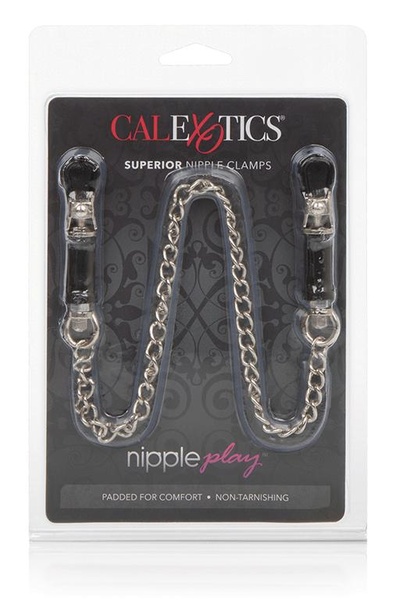 Nipple Play® Superior Nipple Clamps - Silver California Exotic Novelties (Серебристый) 
