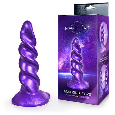 MAGIC HERO - Силиконовый фаллоимитатор, 20 см (фиолетовый) 