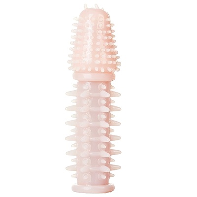 Стимулирующая насадка на пенис закрытого типа Thrilling Silicone Penis Extension (Телесный) 