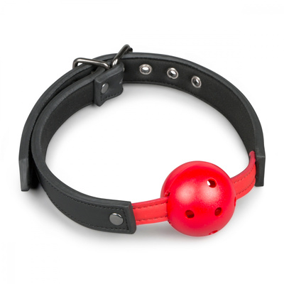 Easytoys Ball Gag With PVC Ball Red - Дерзкий кляп-шарик, 4,5 см (красный) EDC Collections 