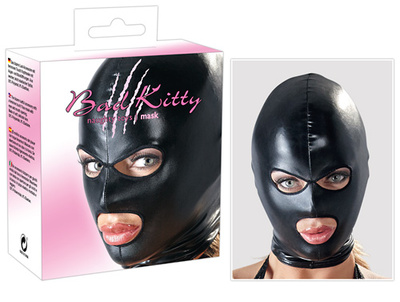 24919311001 ЭМ / Шлем маска с открытым ртои и глазами Kopfmaske Bad Kitty (Черный) 