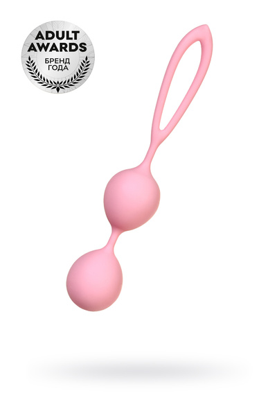 Вагинальные шарики A-Toys by TOYFA Rai, силикон, розовые, 17 см (Розовый) 