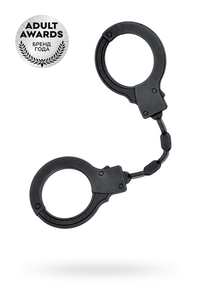 Силиконовые наручники A-Toys by TOYFA, силикон, черные, 33 см (Черный) 