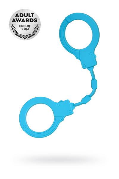 Силиконовые наручники A-Toys by TOYFA Celet, силикон, голубые, 33 см (Голубой) 
