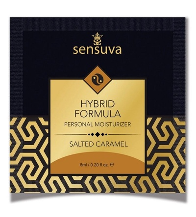 Sensuva – Hybrid Formula Salted Caramel – Пробник лубриканта з ароматом солоної карамелі, 6 мл Sensuva (США) 