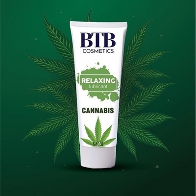 BTB Flavored Cannabis - Лубрикант на водній основі, 100 мл BTB Cosmetics 