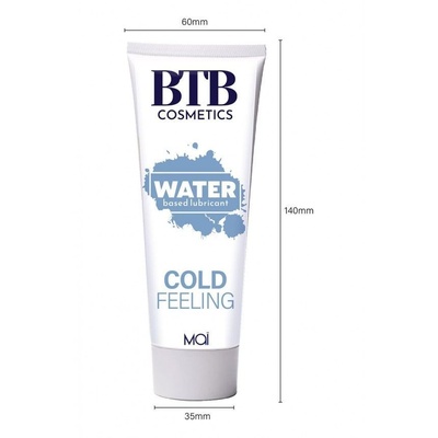 BTB Cold Feeling - Охолоджувальне мастило на водній основі, 100 мл BTB Cosmetics 