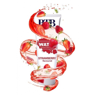 BTB Flavored Strawberry - Мастило на водній основі з ароматом полуниці, 100 мл BTB Cosmetics 