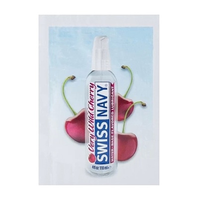 Swiss Navy Wild Cherry - лубрикант зі смаком вишні, 5 мл Swiss Navy (США) 