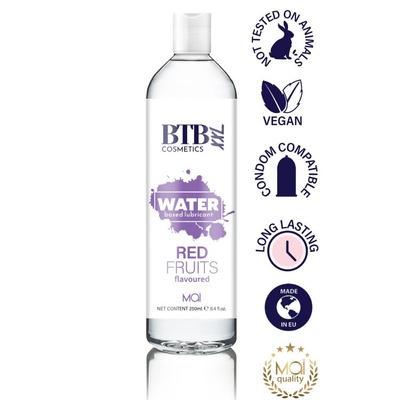 BTB Flavored Red Fuits - Лубрикант на водній основі з ароматом червоних фруктів, 250 мл BTB Cosmetics 